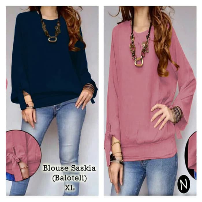 AB FASHION - Atasan Wanita Blouse Saskia A1182C