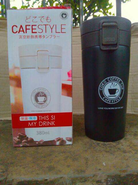 Thermos - Termos Travel Double Wall Stainless Steel Vacuum Cup Travel Mug B46