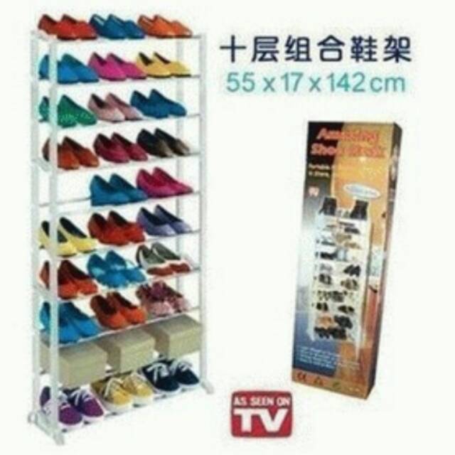 AMAZING SHOES RACK Rack Sepatu Susun Serbaguna