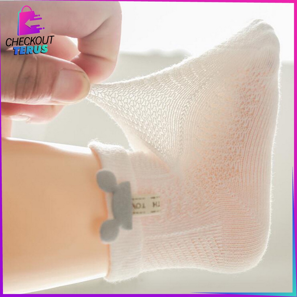 CT P213 Kaos Kaki Bayi Pendek Motif Miky Lucu Bahan Katun Elastis Anak Balita Unisex Anti Slip Kaos Kaki Bayi Karakter