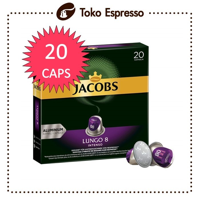 

NEW Nespresso Aluminium 20 Capsules Jacobs Bisa Pilih Varian Rasa - Lungo-Intenso