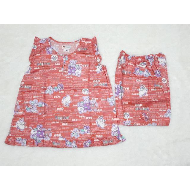 SALLEEE Sunly  No.18 Yukensi tanpa lengan Baju Tidur Piyama