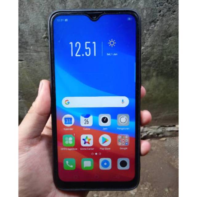 oppo A5S ram 3/32 seken