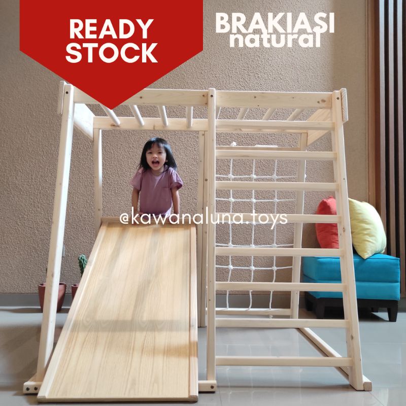 Brakiasi Natural/Tangga Brakiasi/Brakiasi Anak/Panjatan Brakiasi