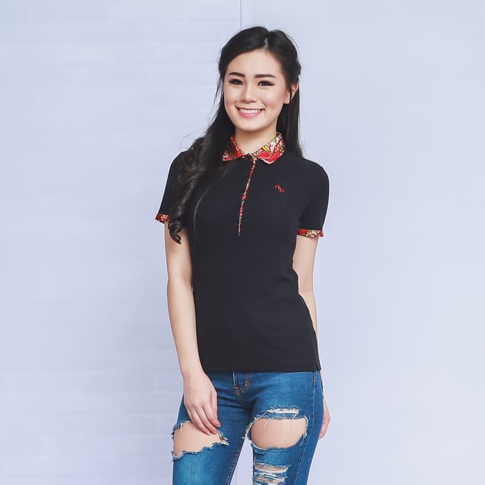 Alisnkie Brothers - Polo Cewek Motif Batik
