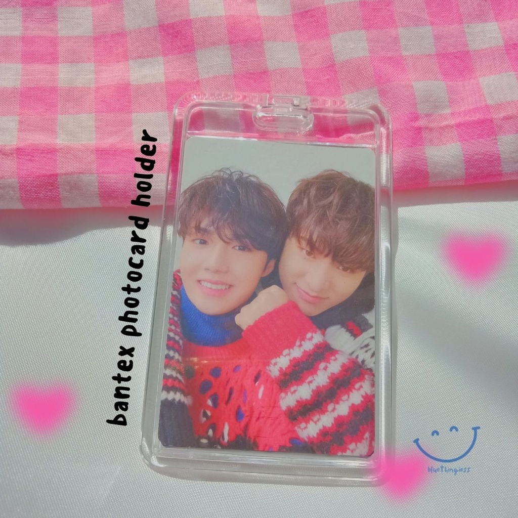 Bantex transparent Acrylic Holder ID card toploader kpop