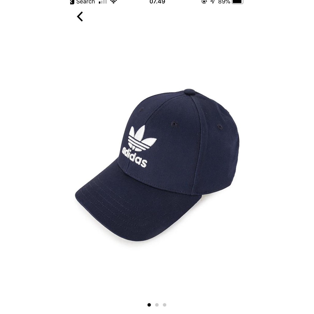 Topi adidas originals baseball - Biru