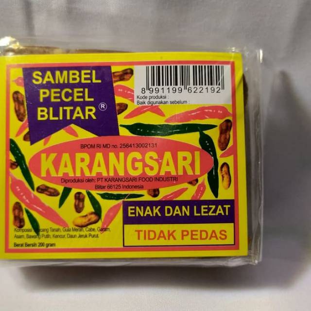

Bumbu Kacang / Sambel Pecel / Bumbu Batagor / Bumbu Gado2 KARANGSARI