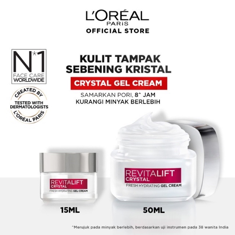 LOREAL REVITALIFT CRYSTAL FRESH HYDRATING GEL CREAM