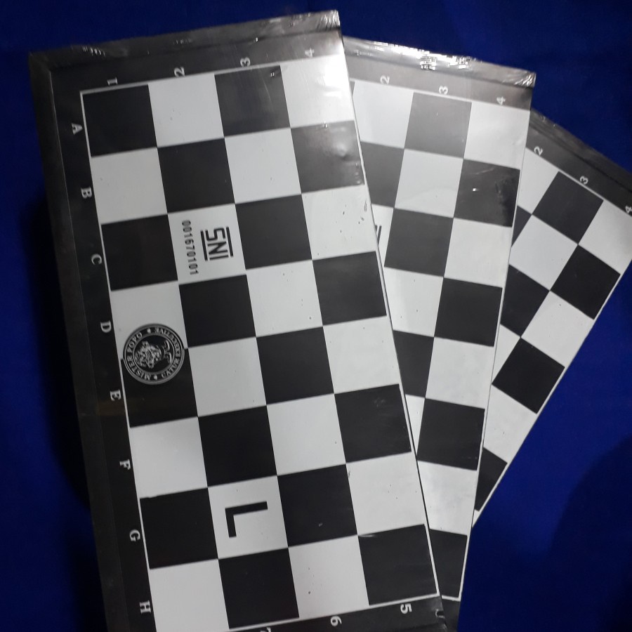 Promo Catur plastik uk. L / Papan catur plastik uk. L CATUR PLASTIK SIZE L TEBAL BAGUS
