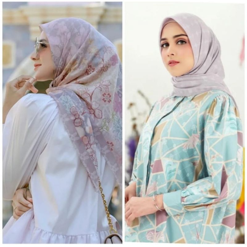 Paket Buttonscarves Disney Dream Park Series Viola + Astera Jade Top Size S