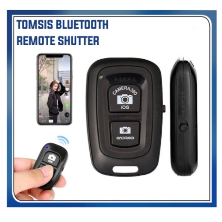 remote bluetooth kamera hp tripod bluetooth remote Tomsis Bluetooth Remote Shutter Android &amp; IOS