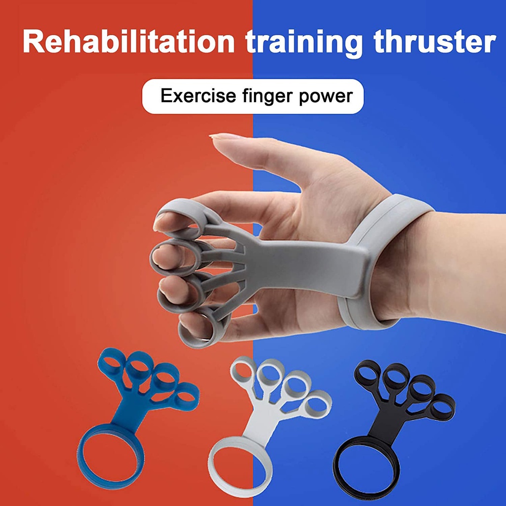 Silicone Finger Gripper Trainer Resistance Band Hand Grip Stretcher Finger Expander Exercise Hand Strength