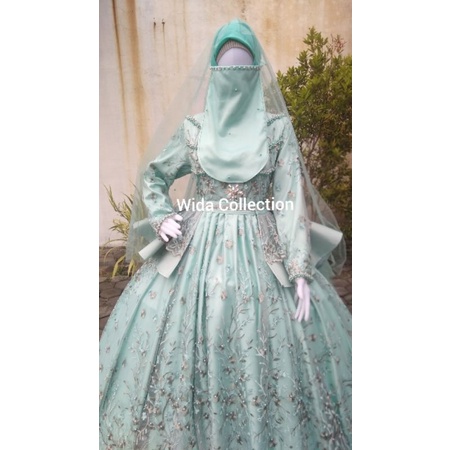 Baju Pengantin Syari Wedding Dress Muslim