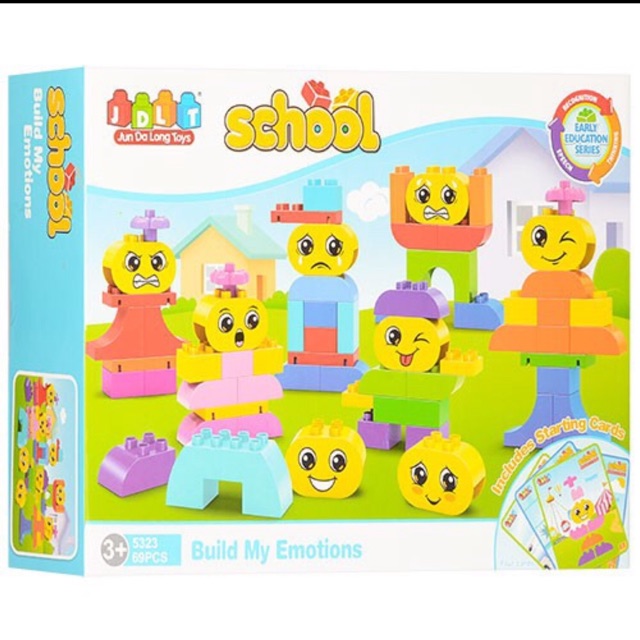 JDLT Lego Block EXPRESSION SERIES BLOCKS BUILD MY EMOTIONS