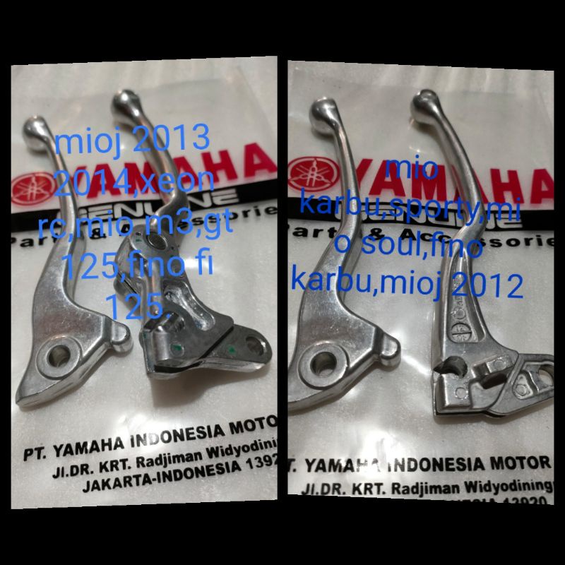 Ada dua variasi iklan handle rem tuas rem tarikan rem mio karbu mio j mio m3 xeon rc gt 125 fino 125