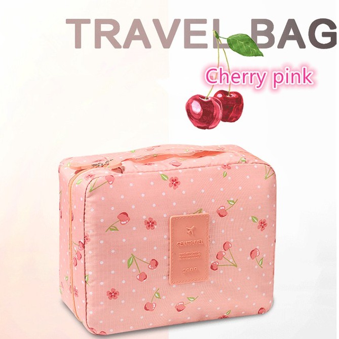 Tempat Penyimpanan Tas Kosmetik Make Up Traveling Organizer Pouch Unik Sabun Mandi Shampo Simpan Bar