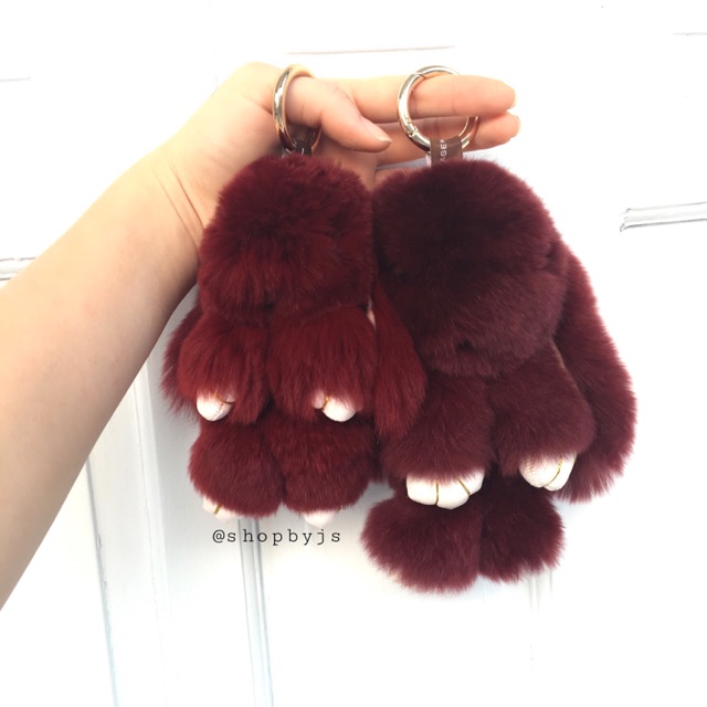 Copenhagen bunny bagcharm kopenhagen fur