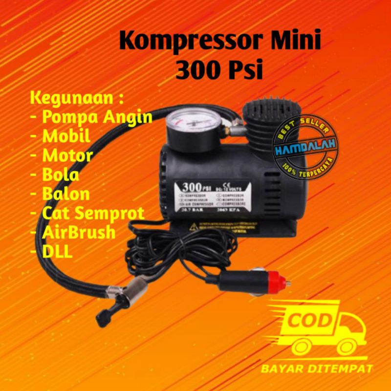 Kompresor Angin Mini Pompa Angin Ban Compressor Pompa Listrik Cat Semprot Deco Airbrush Furniture