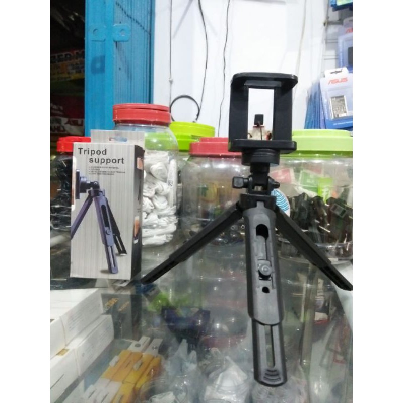 Tripod Support Mini Holder 360 For Handphone Gcam GoPro Tripod Tangan Vlog