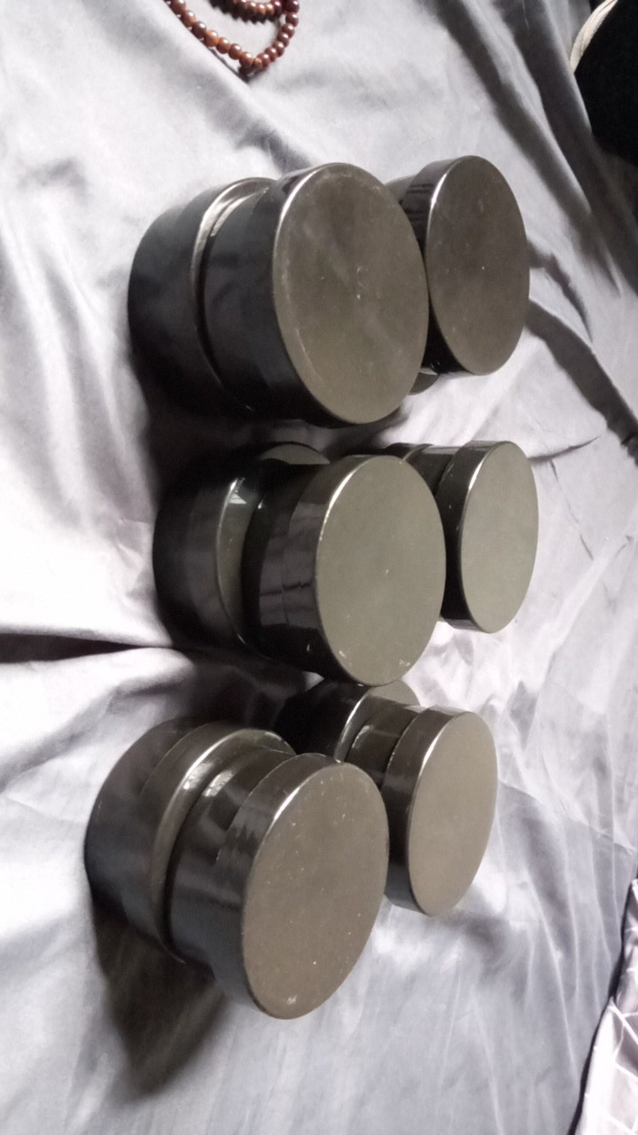 Pot Lulur 250 Gr Hitam / Kemasaan 250 Gr / Pot 250 Gr