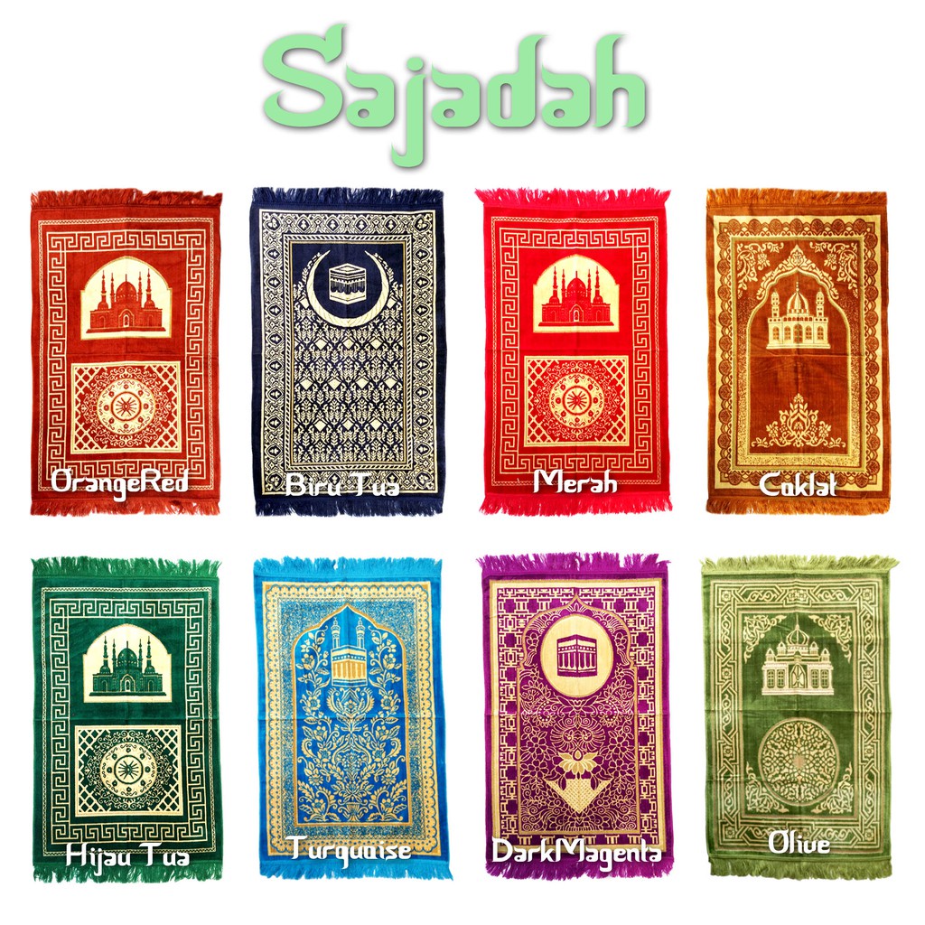 SAJADAH TEBAL BUSA / SAJADAH TEBAL Sajadah Kecil Sajadah Turkey Sajadah seserahan Sajadah Sholat Dew