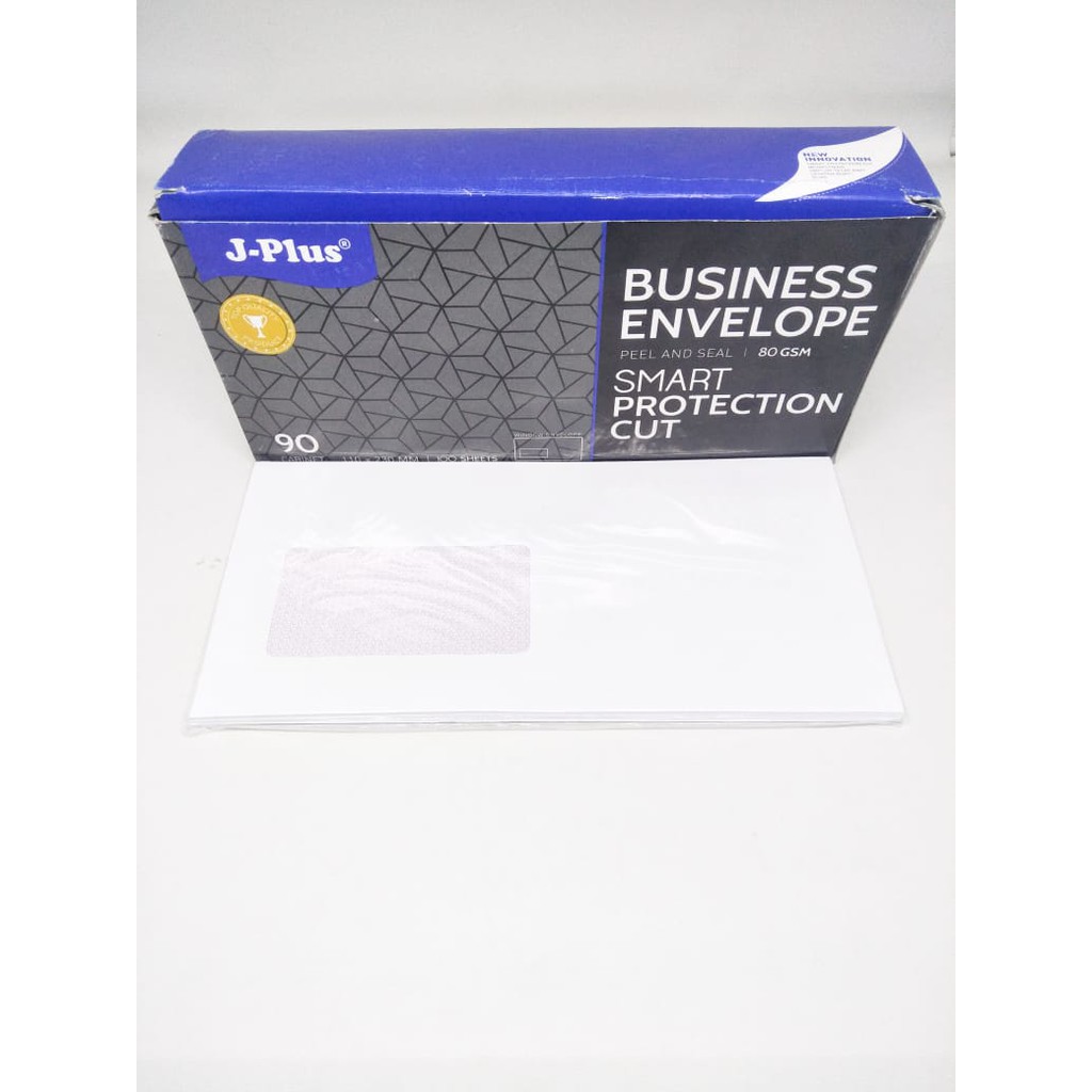 

AMPLOP PUTIH JENDELA KIRI / AMPLOP WINDOW NO.90 JPLUS BIRU