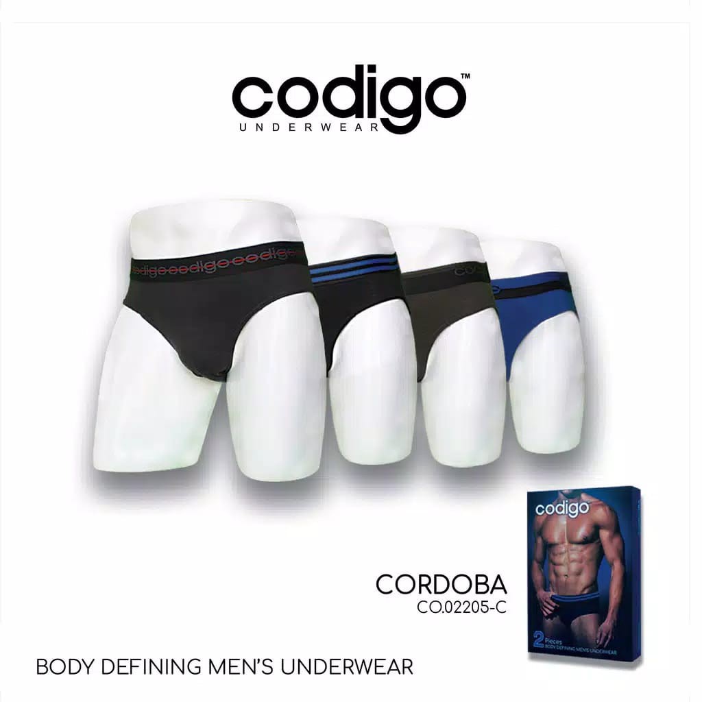 Codigo Cordoba Celana Dalam Pria Isi 2 pc | Men's Underwear VR 02205