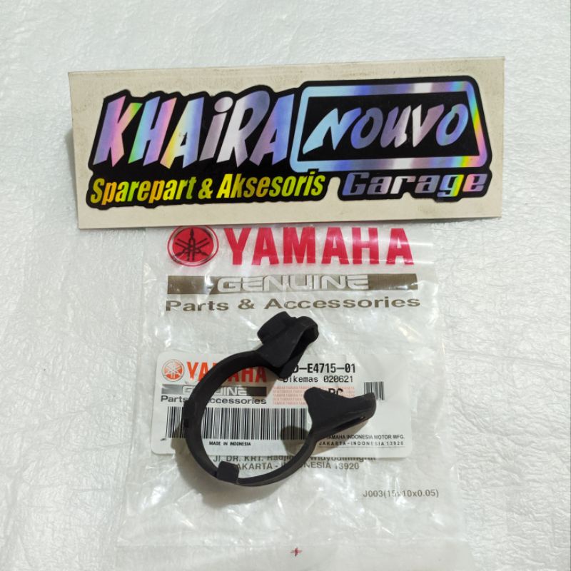 Kleman slip on nouvo hitam klem knalpot slip on nouvo xeon original