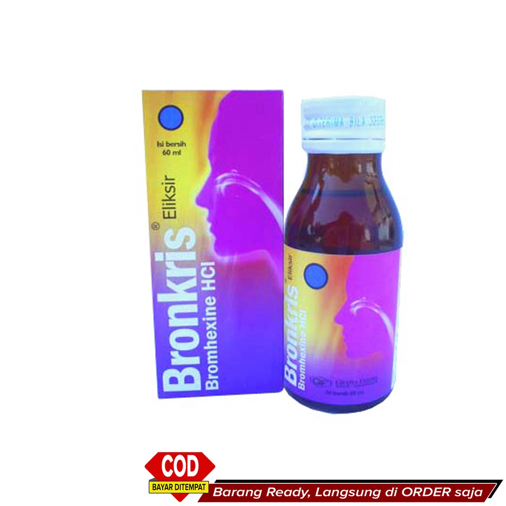 Best Seller Obat Batuk Berdahak Pengencer Dahak AMPUH Murah Mengencerkan Dahak Lengket ~ Bronkris El