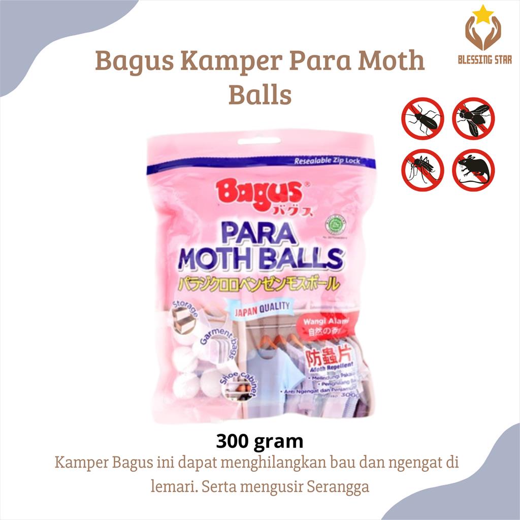 Bagus para Moth Balls 300gr  kamper lemari anti bau ngengat