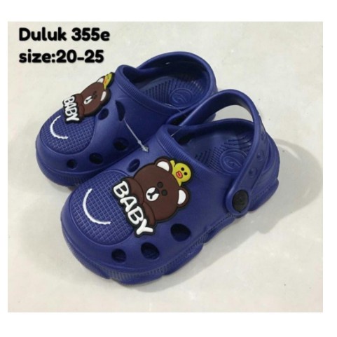 DX-355E Sandal Baim Anak Laki Laki Cowok Karakter Beruang Baby Merek Dulux Size 20-25