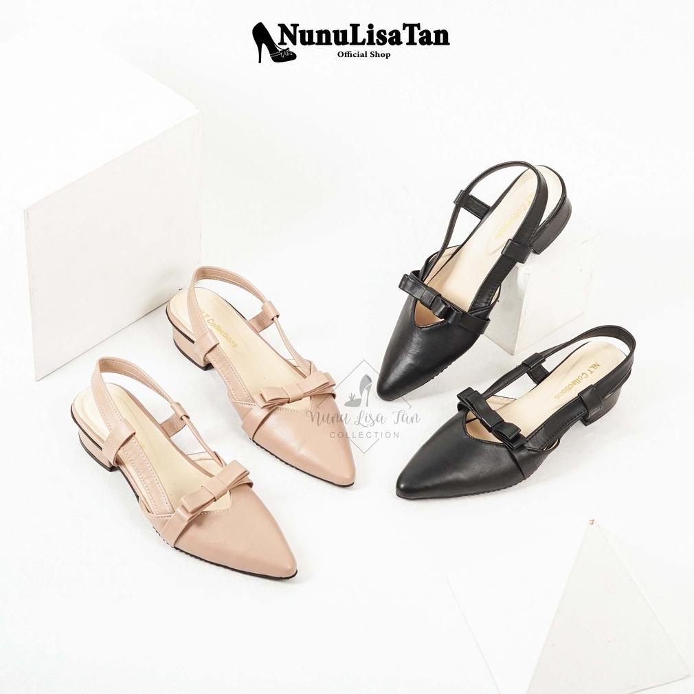 Nunulisatan - Bayar Ditempat Heels Wanita Terbaru Heels Lancip 3 Cm