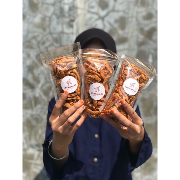 

Basreng stik pedas daun jeruk