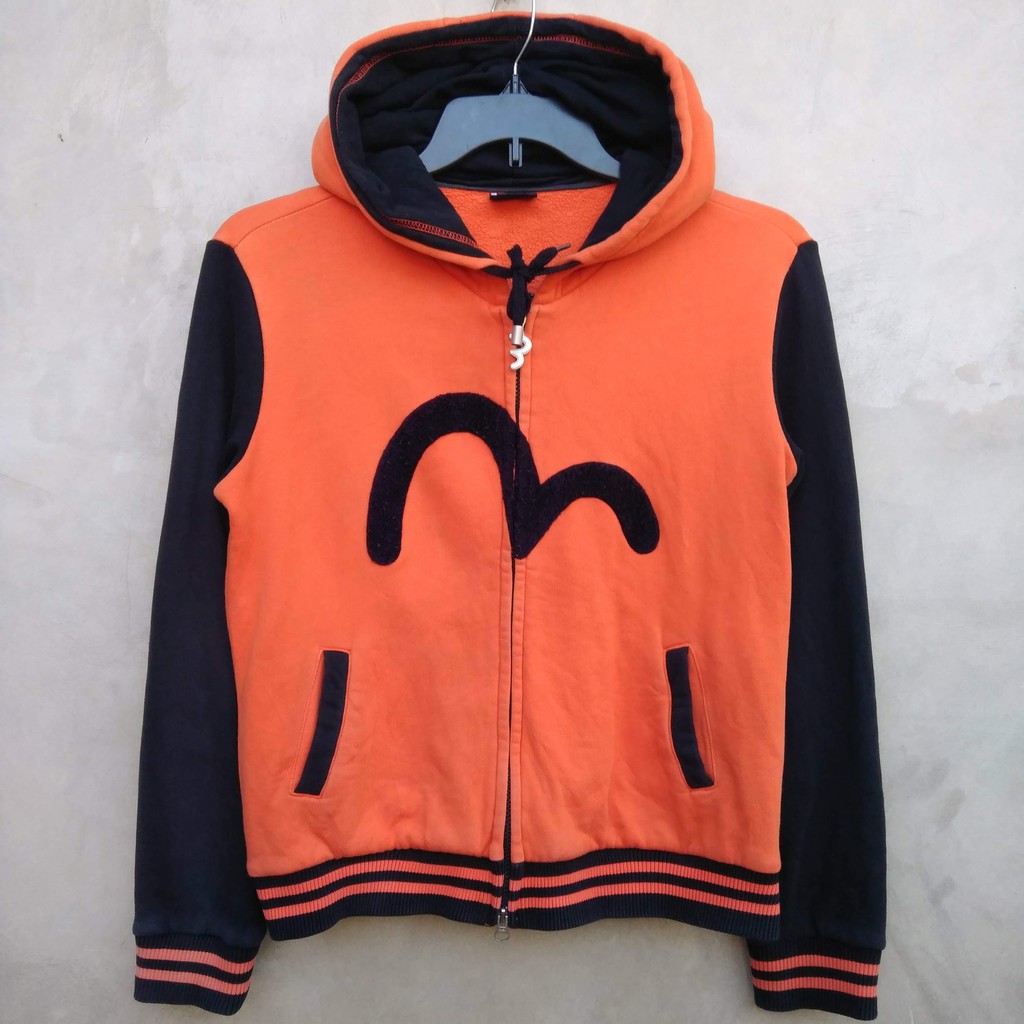 01 Jaket Zip Hoodie EVISU Second Original