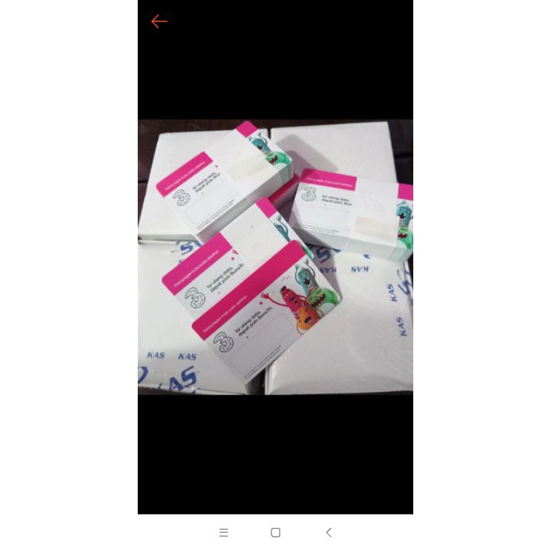 (TERMURAH) VOUCHER TRI BLANK/KOSONG