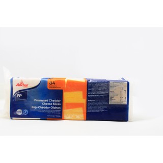 ANCHOR Keju Slice Orange Keju Melting Cheddar Cheese Slice ANCHOR Keju Slice Orange Keju Melting Cheddar Cheese Slice