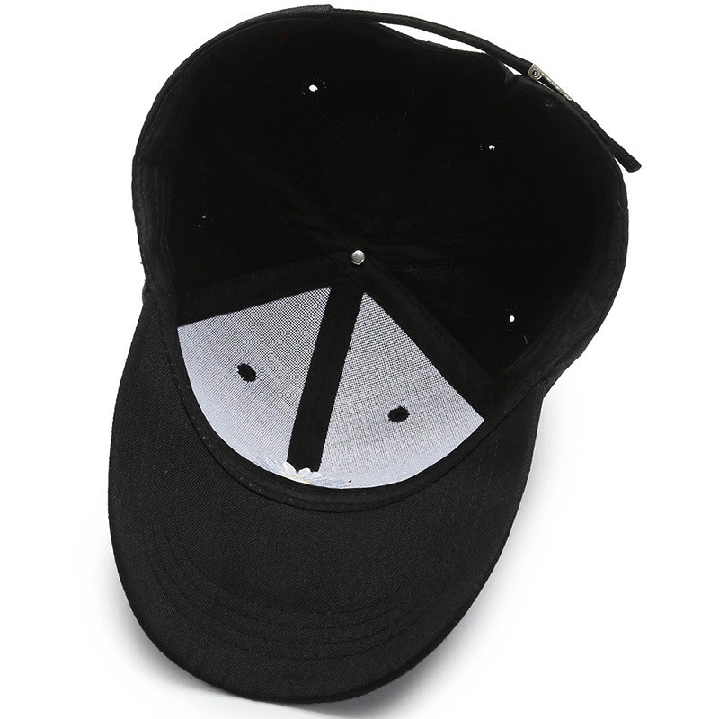 Topi Baseball Motif Bordir Bunga Mawar untuk Pria / Wanita / Pasangan A8