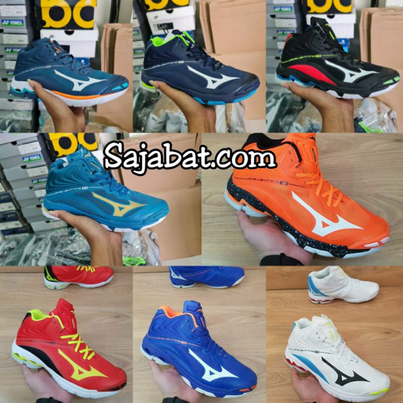 SUPER PREMIUM ORI -  Sepatu volly Mizuno wlz 6 - sepatu voli dan tenis / mizuno wlz 6