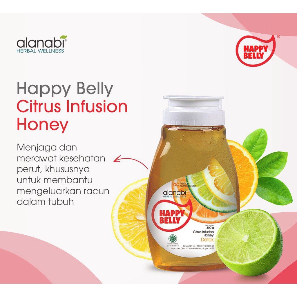 

Alanabi Happy Belly Citrus Infusion Honey (Detox) 300gram