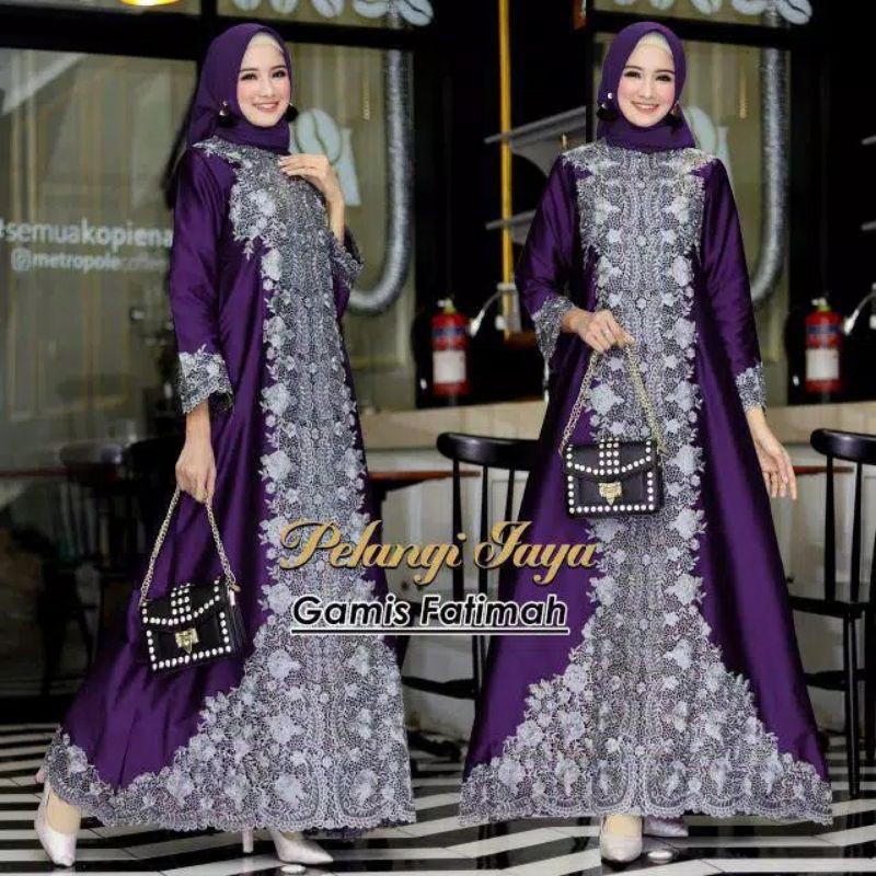 [COD]GAMIS FATIMAH/GAMIS ORIGINAL/GAMIS TAFETTA/BY PELANGI JAYA