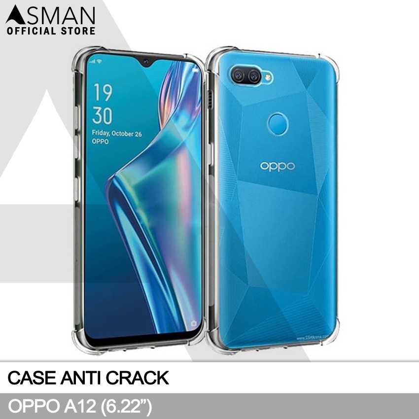 Anti Crack OPPO A12 (6.22&quot;) | Softcase Anti Bentur - Clear