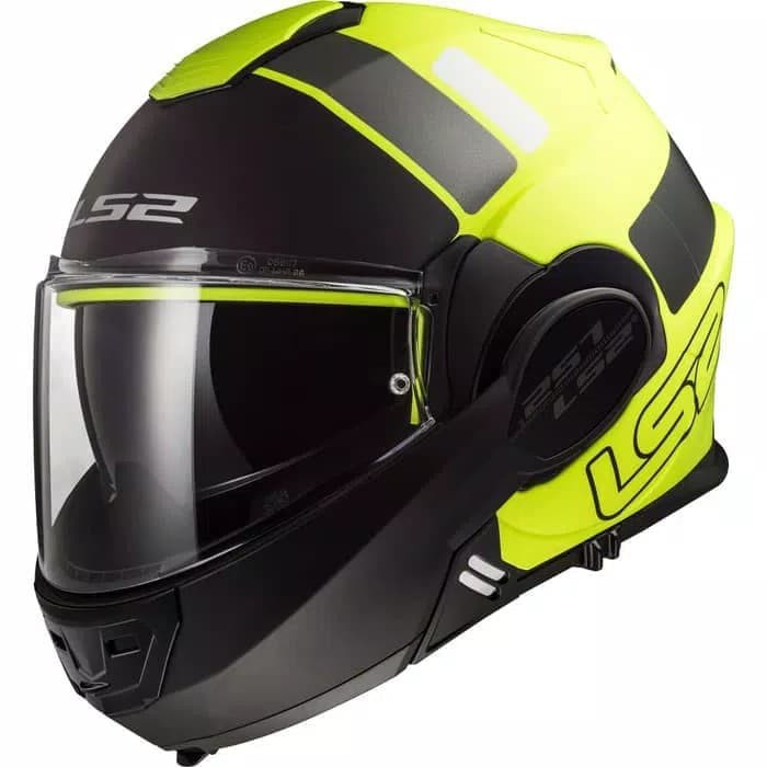Helm LS2 FF399 Valiant Matt HV-Yellow Black