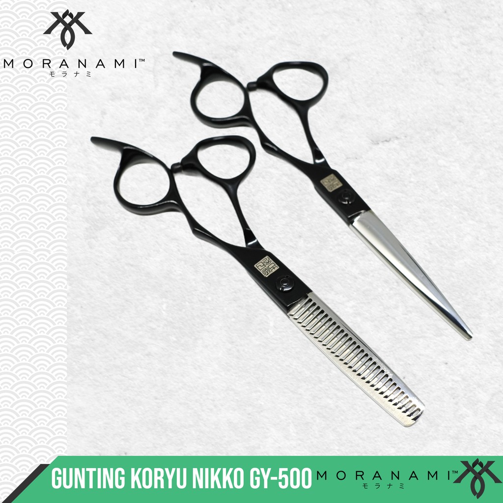 Gunting Rambut Set Koryu Nikko Gunting Cukur Rambut & Gunting Sasak Rambut GY-500