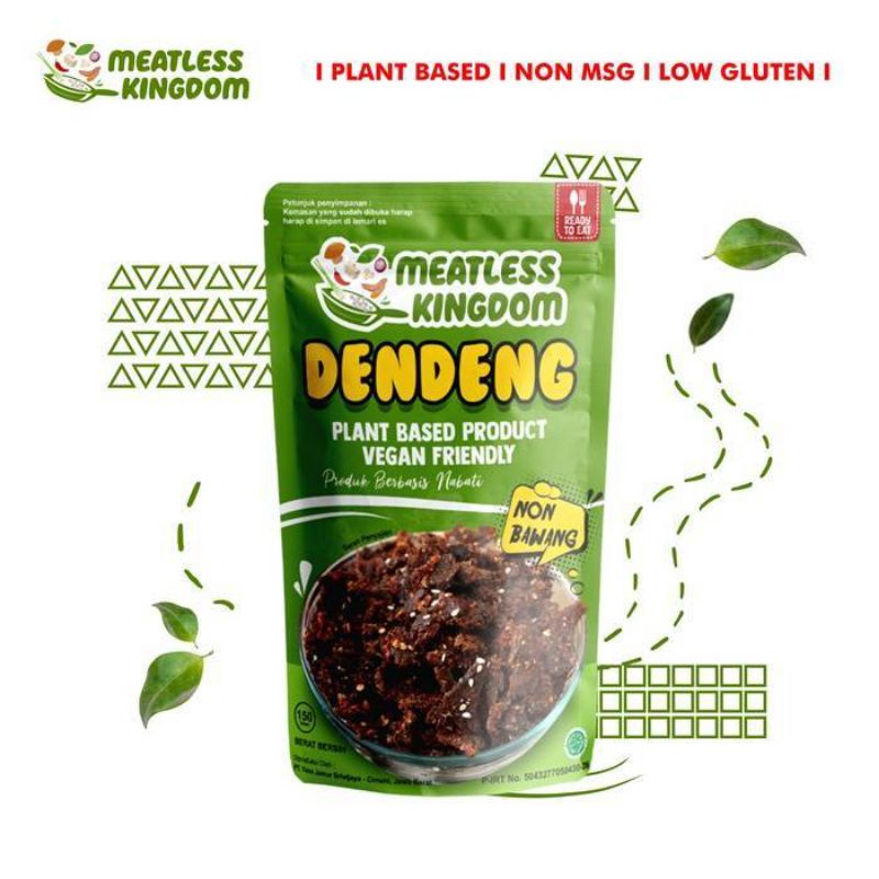 

meatles kingdom-dendeng pedas 150gram non bawang
