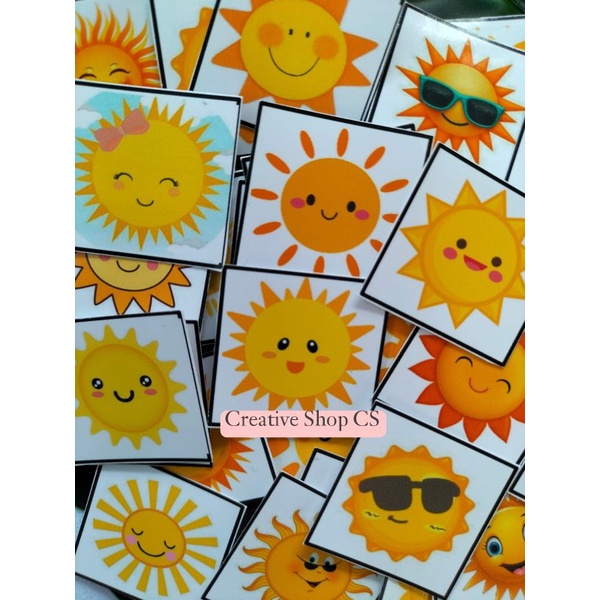 

(ISI 10 STIKER ) STICKER SUN / STIKER MATAHARI / STICKER AESTHETIC / STIKER TUMBLR / STIKER LUCU / STIKER CUTE / STIKER GLOSSY
