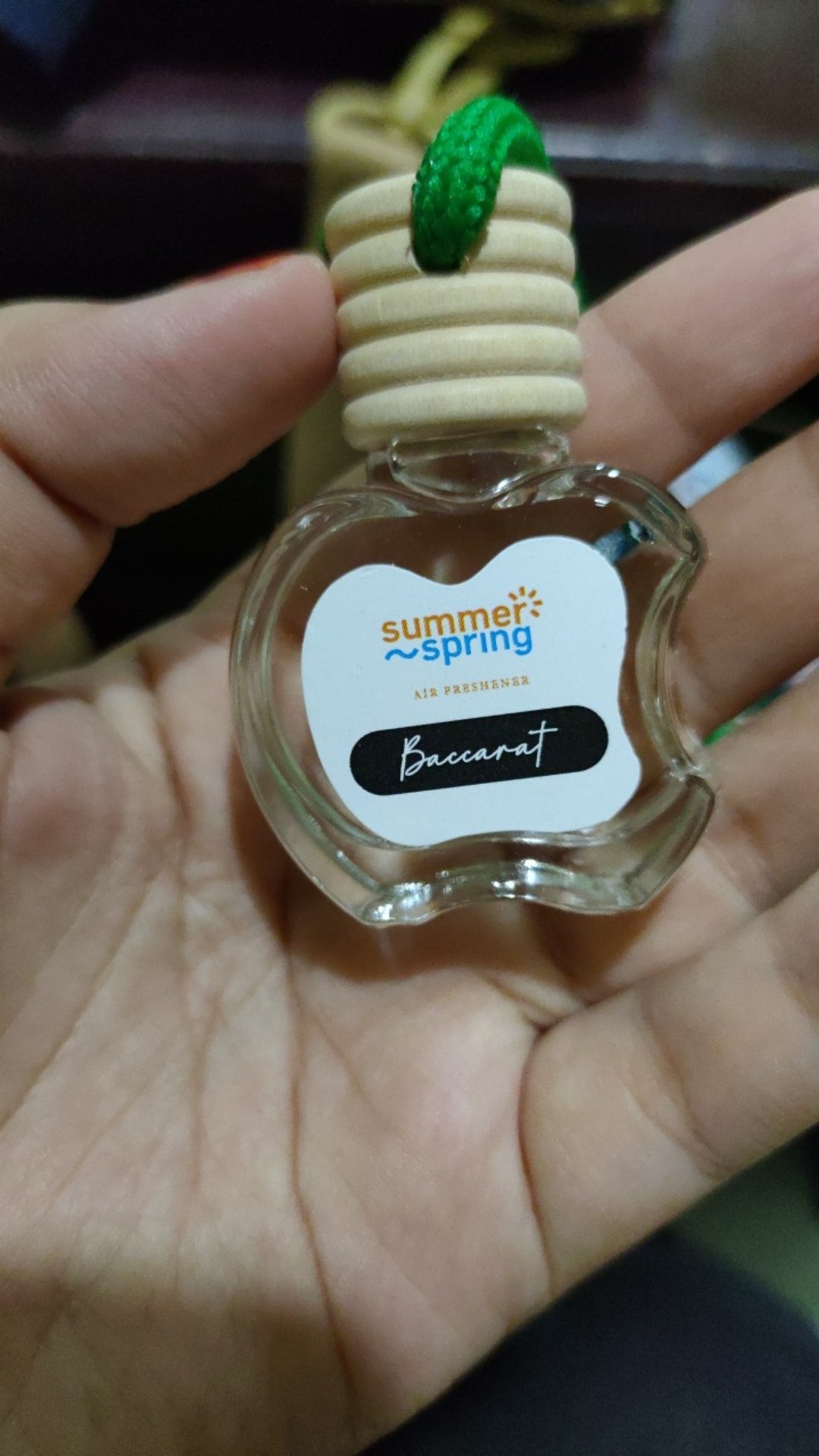 Parfum Pengharum Ruangan Mobil Lemari Botol Gantung Apel Isi 10 Ml Premium Summerspring All In One