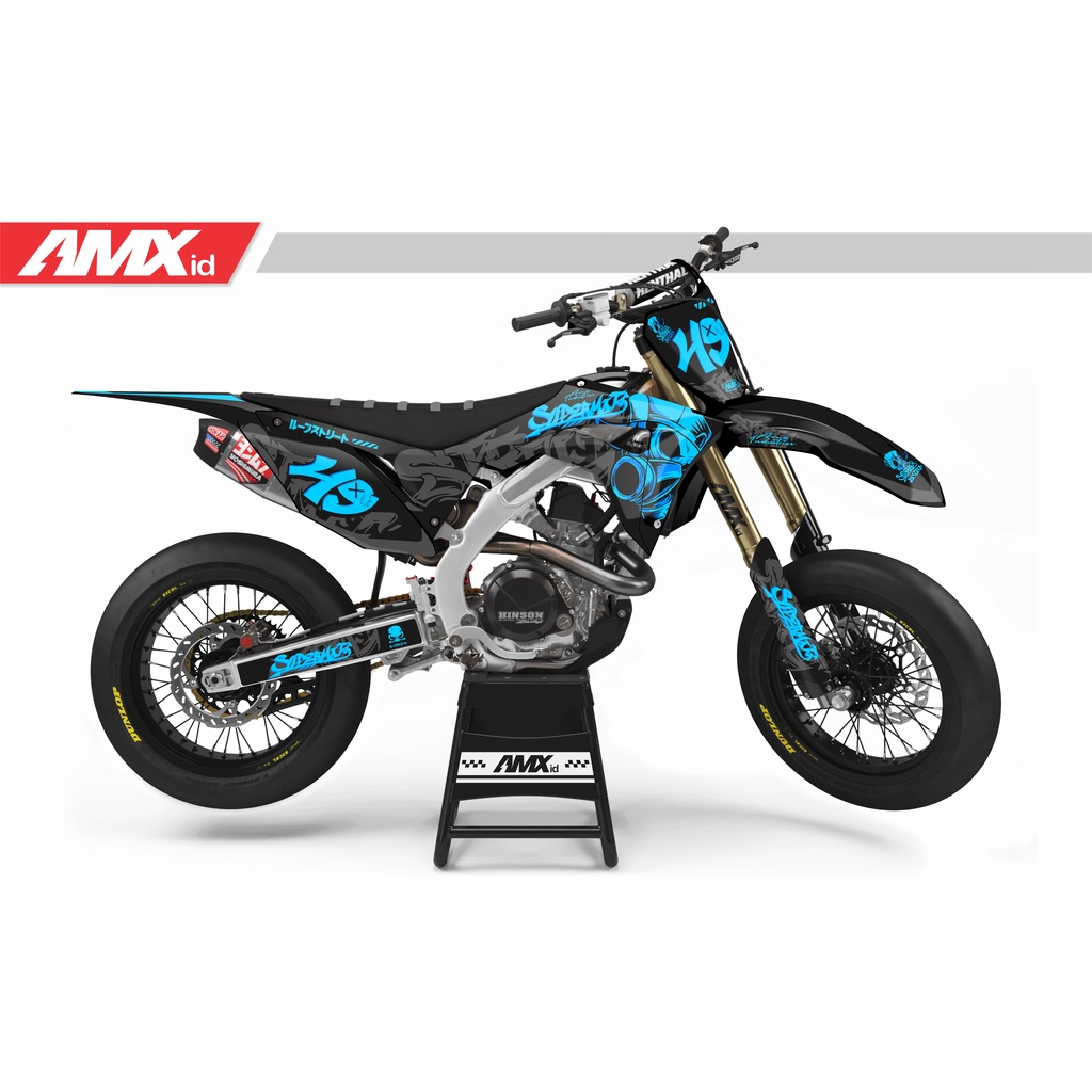 DECAL CRF KLX KTM TEBAL 500 MICRON FULL CUSTOM BISA REQUEST DESAIN SESUAI KEINGINAN