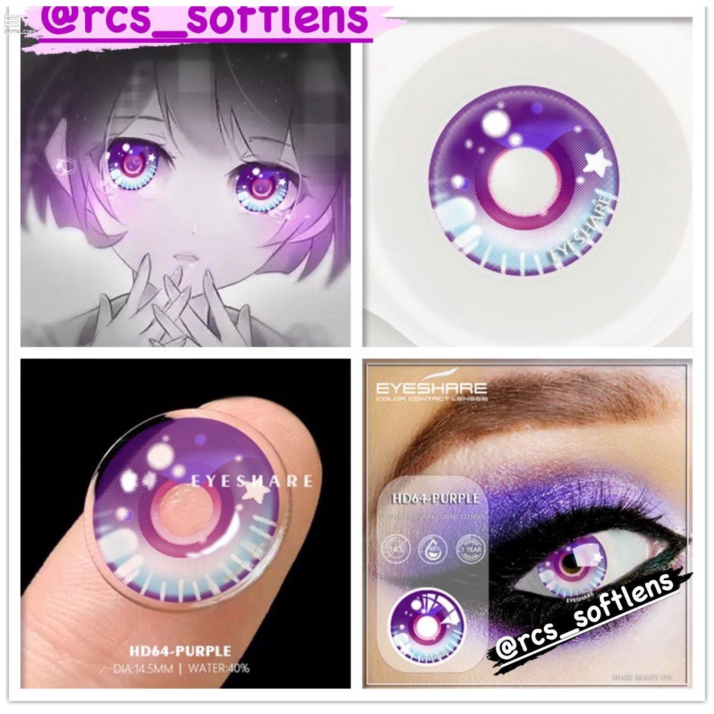 RCS ✅ NEW Softlens cosplay seri ungu