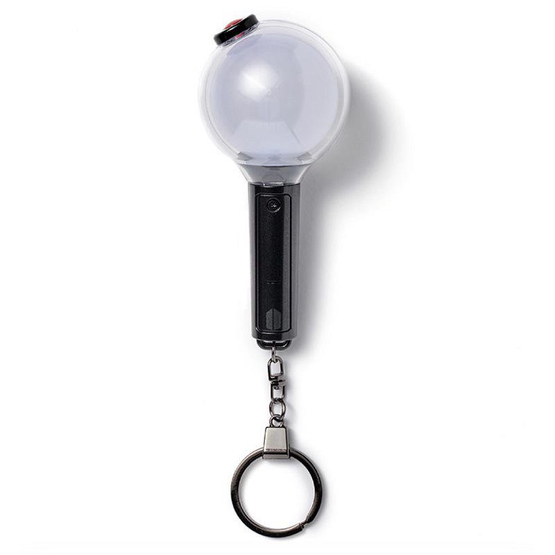 [BS] BISA COD Gantungan Kunci Mini Light Stick BTS Special Edition KPOP Key Chain Lampu - KP848